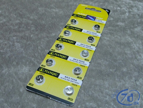Knapcelle batterier LR41/ AG3 - 10 stk Knapcelle batterier LR41/ AG3 - 10 stk