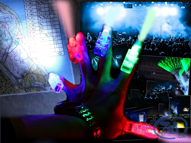 Fingerlygter - Praktisk lys på fingrene - Klar til brug