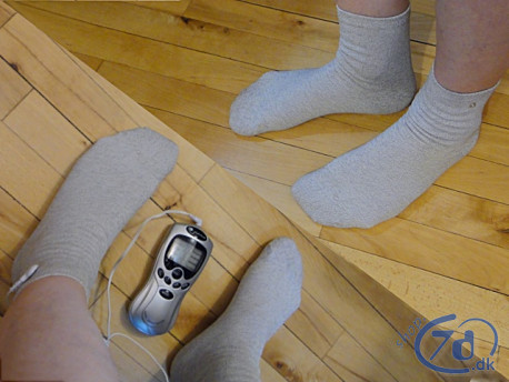 Antistatiske terapi strømper med stik til TENS - EMS - Earthing Antistatiske terapi strømper med stik til TENS - EMS - Earthing