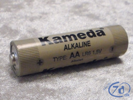 4 AA batterier - Alkaline Kameda kvalitet