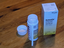Ketostix - Urintest til måling af ketoner