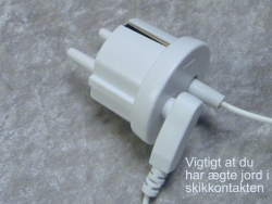 Jordforbindelse udtag til Earthing produkter
